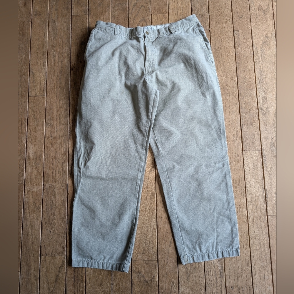 Men's Columbia Gray Cargo Style Utility Pants Size 38